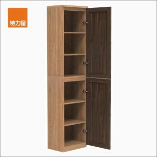 【特力屋】組合 萊特 組合式書櫃 淺木櫃/淺木層板4入/深木門2入 40x30x174.2cm