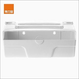 【特力屋】上下抽取式衛生紙盒 白色 97956