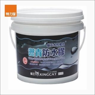 【特力屋】貓王 水性橡化瀝青防水膠2.7L黑