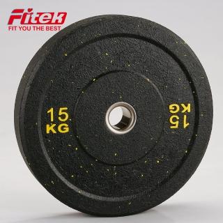 【Fitek】15公斤*2片 彈跳片/可摔奧林匹克槓片/IWF槓片規格(奧林匹克包膠槓片 奧片)