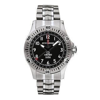 【REVUE THOMMEN 梭曼】先鋒系列 自動機械腕錶 黑面x不鏽鋼鍊帶/43.5mm(16070.2137)