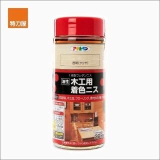 【特力屋】日本Asahipen 木器著色清漆 透明 亮光 0. 3L