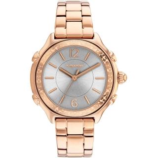 【COACH】官方授權經銷商 知性風采時尚手錶-36mm/瑰金 母親節 禮物(14503963)