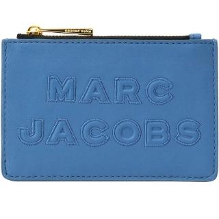 【MARC BY MARC JACOBS】馬里藍浮雕LOGO皮革拉鍊零錢包