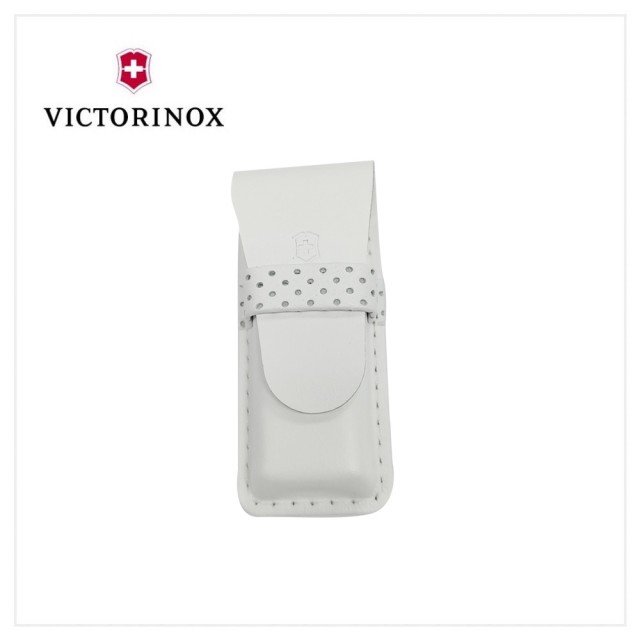 【VICTORINOX 瑞士維氏】白色小7用皮套(4.0762.7)