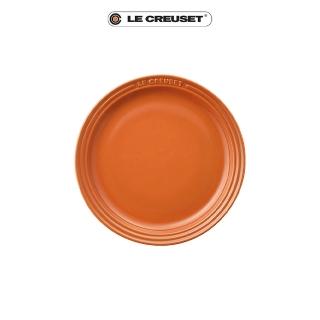 【Le Creuset】瓷器圓盤19cm(南瓜橘-無盒)