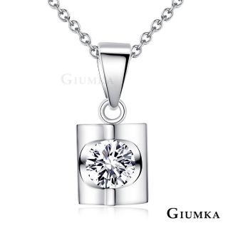 【GIUMKA】單鑽項鍊．短項鏈．銀色(新年禮物)