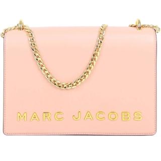 【MARC BY MARC JACOBS】DOUBLE TAKE芭蕾粉皮革斜背包