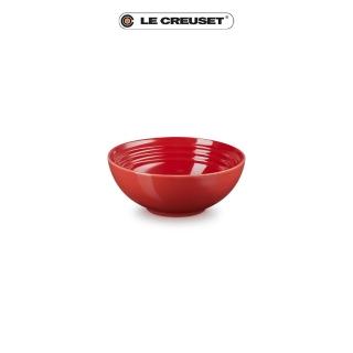 【Le Creuset】瓷器早餐穀片碗16cm(星火紅)