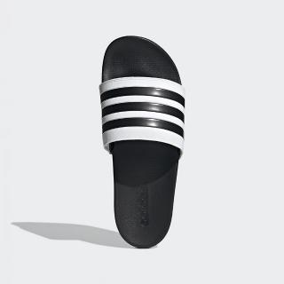 【adidas 愛迪達】拖鞋 男鞋 女鞋 運動 黑白 GZ5893(A4618)