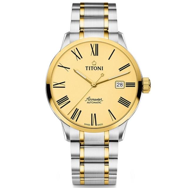 【TITONI 梅花錶】空中霸王系列 機械腕錶 / 40mm 母親節 禮物(83733SY-620)