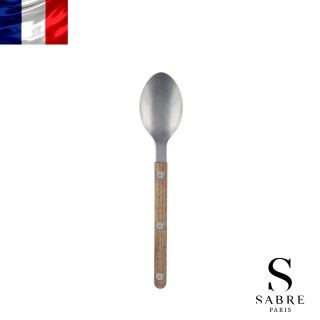 【Sabre Paris】Bistrot復古酒館混合材質系列-霧面茶匙-柚木