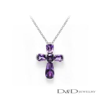 【D&D JEWELRY】天然紫水晶項鍊(18K)