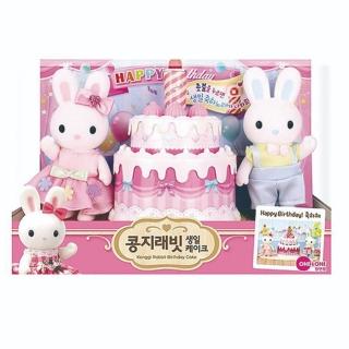 【Konggi Rabbit】兔寶家族 生日派對組(家家酒玩具)