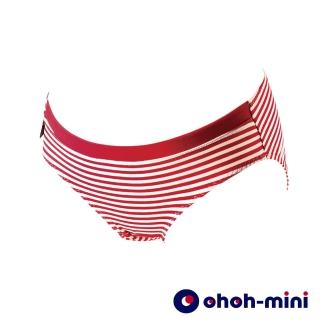 【Gennies 奇妮】歐歐咪妮系列-條紋舒適休閒孕婦中腰內褲(紅A17CMK404)