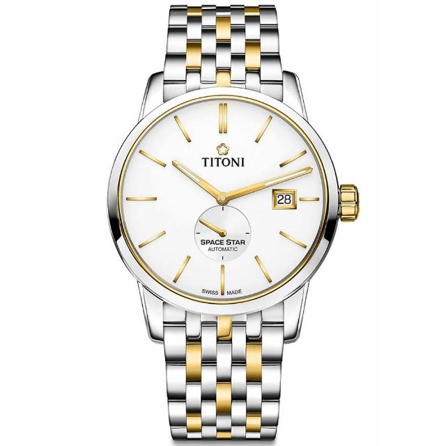 【TITONI 梅花錶】天星系列 獨立小秒針 機械腕錶 / 40mm 母親節 禮物(83638SY-606)