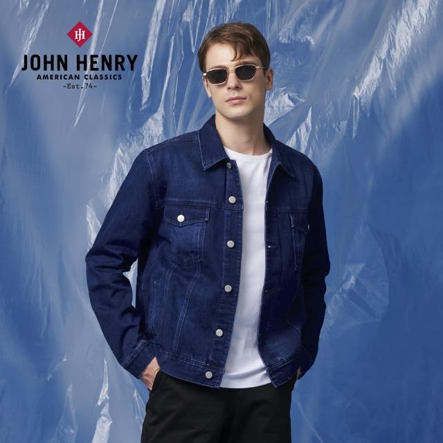 【JOHN HENRY】THE PLAYER撲克刺繡牛仔外套