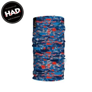 【德國 HAD】HA110 Original頭巾 - 藍色迷彩(HAD/Original頭巾/百變頭巾)