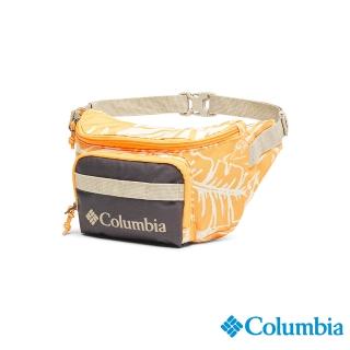 【Columbia哥倫比亞 官方旗艦】中性 -1L LOGO 腰包-黃印花(UUU01080YF / 2022年春夏商品)