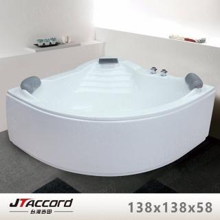 【JTAccord 台灣吉田】T-307 嵌入式角落扇型壓克力浴缸(嵌入式空缸)