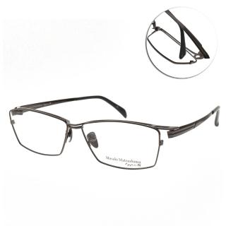 【Masaki 松島正樹】光學眼鏡 紳士方框款(古銅-黑#MFT5062 C1)