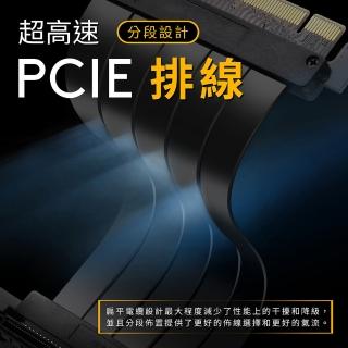 【EZDIY-FAB】新型PCIe3.0 16x VGA 顯示卡延長排線 30cm 180度(顯卡延長排線)