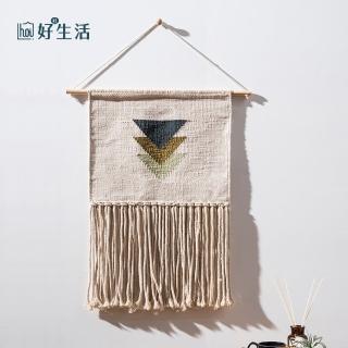【hoi! 好好生活】庫馬里印度手工編織棉壁面裝飾-森林-40x60cm