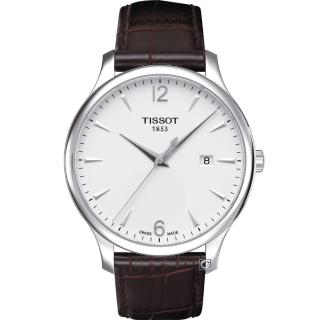 【TISSOT 天梭 官方授權】T-TRADITION 極簡時尚 紳士錶(T0636101603700)