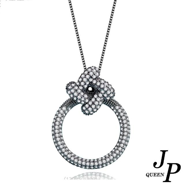 【Jpqueen】個性時尚風閃亮鋯石項鍊(3色可選)
