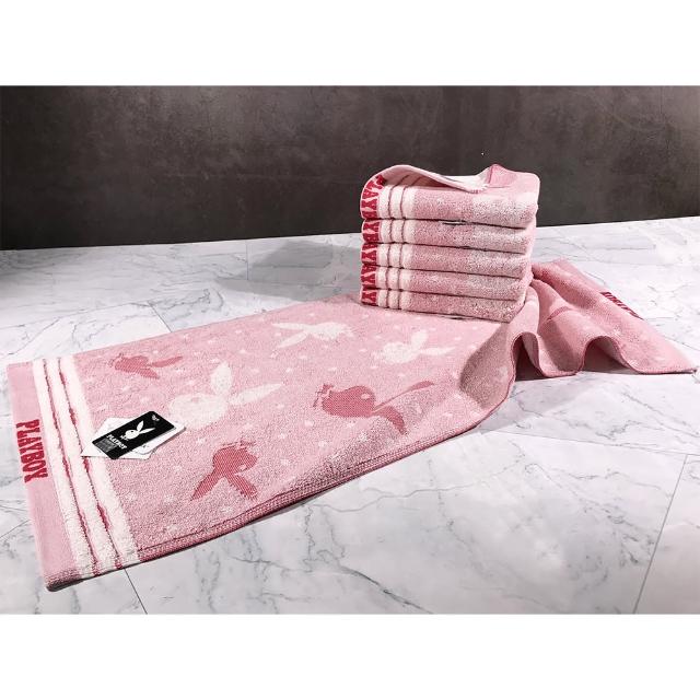 【PLAYBOY】雪國星空方巾 粉色12入組