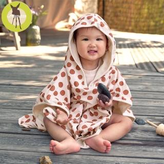 【Lassig】嬰幼兒抗UV斗篷沙灘巾-波卡圓點(2022款式)