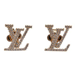 Louis Vuitton Essential v stud earrings (M68153, M63208) in 2023