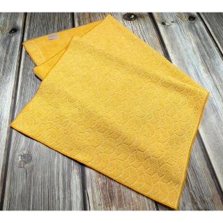 【ELEGANCE】超細纖維運動毛巾 黃色寬版