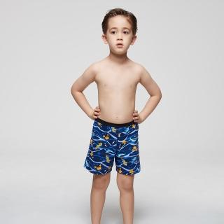 【Mr. DADADO】海洋動員 110-130男童內褲 品牌推薦-舒適寬鬆-GCQ225DB(藍)