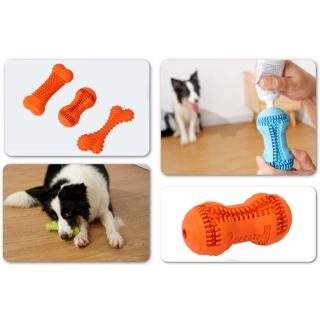 【寵物愛家】狗潔齒磨牙用品寵物潔齒功能玩具3入組(寵物潔牙玩具)