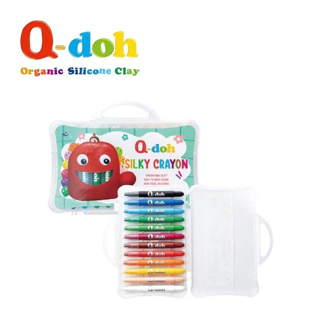 【Q-doh】絲滑蠟筆silky crayon(12色)