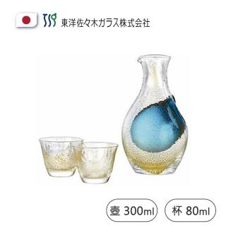 【TOYO SASAKI】高瀨川冷酒杯壺組/金箔(日本高質量玻璃代表)