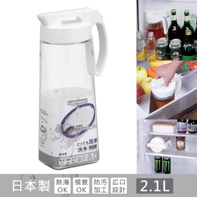 【買一送一】Lustroware日本岩崎按壓式耐熱冷水壺2.1L