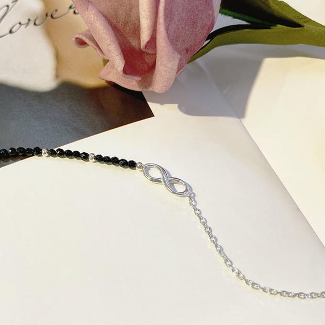 【Niloe】無限力量串珠手鍊-女款創新設計(925純銀、獨家設計、天然石)