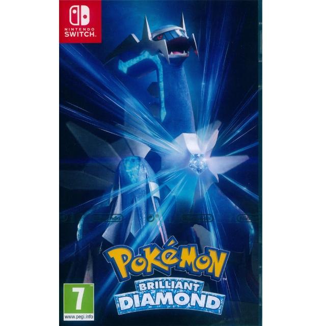 【Nintendo 任天堂】NS Switch 寶可夢 晶燦鑽石 Pokemon Brilliant Diamond(中英日文歐版)
