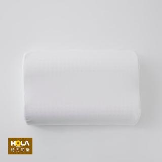 【HOLA】馬來西亞乳膠枕曲線型H12.5/14.5cm