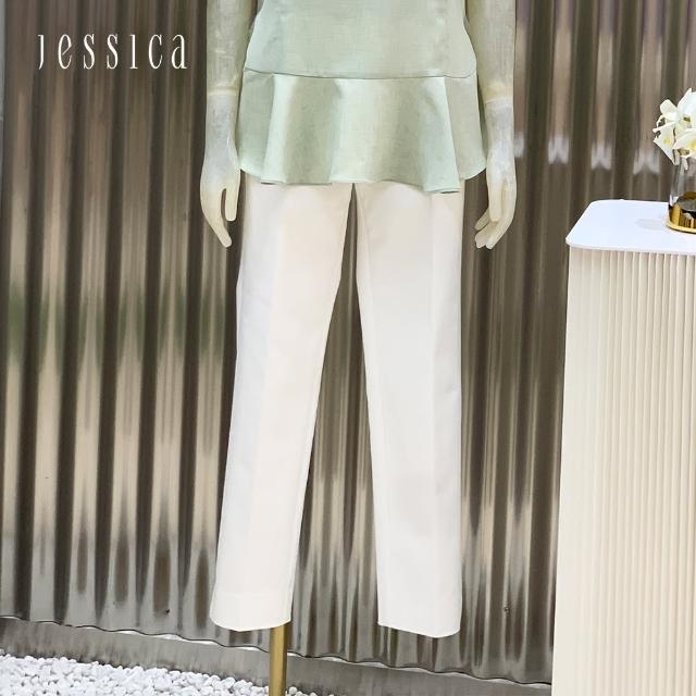 【JESSICA】氣質簡約百搭舒適窄腳長褲22212A