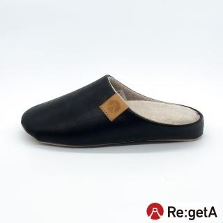 【RegettaCanoe】Re:getA Regetta Regeppa 圓潤蓬鬆 居家鞋.室內鞋 CHR-001(BLK-黑色)