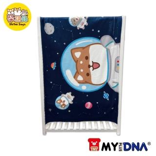 【MY+DNA 熊本部】柴語錄舒適蓋毯禮盒組-外太空(B0025-01-01)