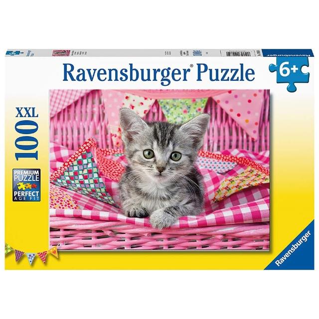 【德國Ravensburger】維寶拼圖 可愛貓咪 100片