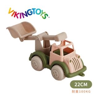 【瑞典Viking Toys】莫蘭迪色系-怪手挖土車22cm 20-89112(幼兒玩具車)