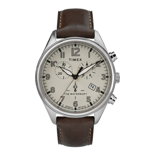 【TIMEX】刻劃時代計時皮帶腕錶(TW2R88200)