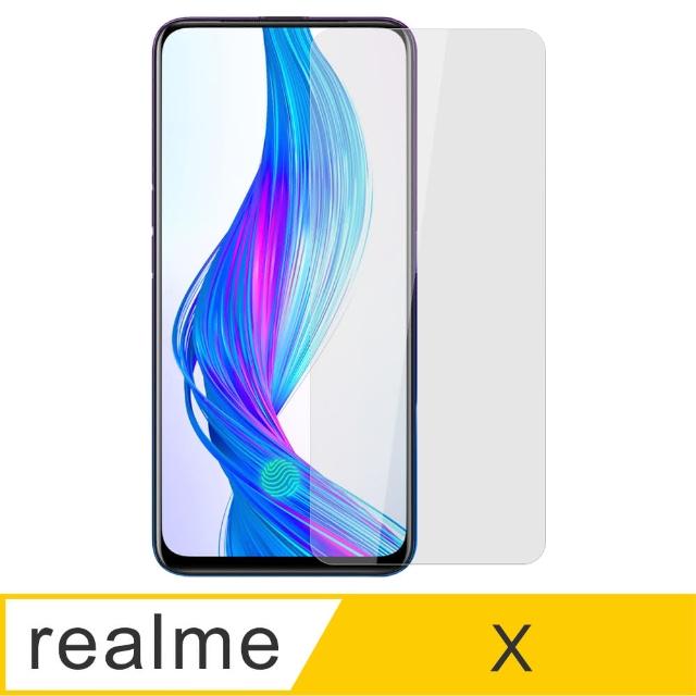 【Ayss】realme X/6.53吋 超好貼鋼化玻璃保護貼(滿膠平面透明內縮/9H/疏水疏油)