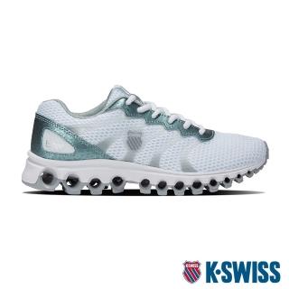 【K-SWISS】輕量訓練鞋 Tubes 200-女-白/銀藍豹紋(97112-152)