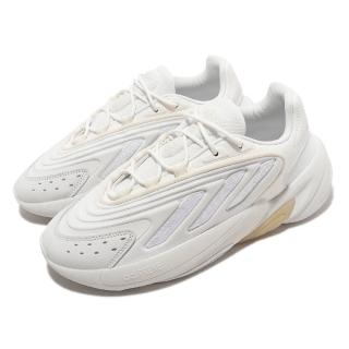 【adidas 愛迪達】休閒鞋 Ozelia W 女鞋 白 米白 麂皮 小YEEZY 肯爺 小白鞋 愛迪達(GW6809)